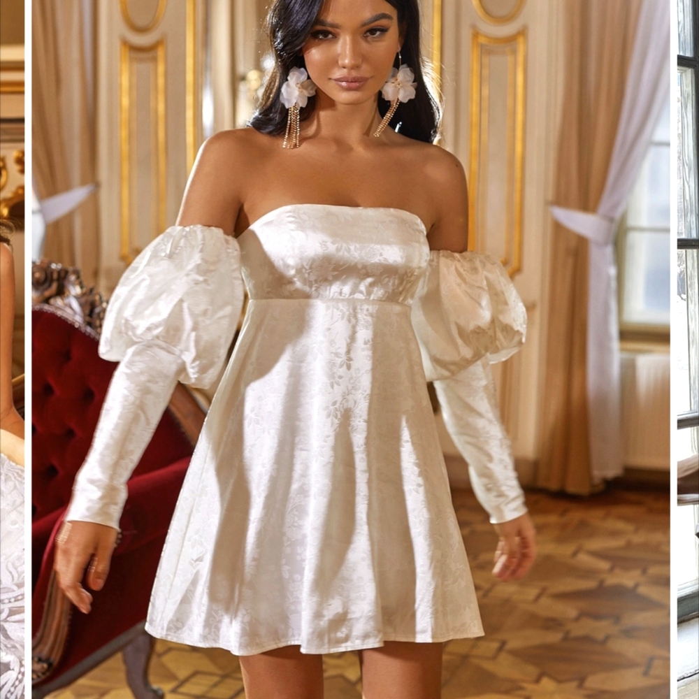 Alamour The Label Alessi White Dress